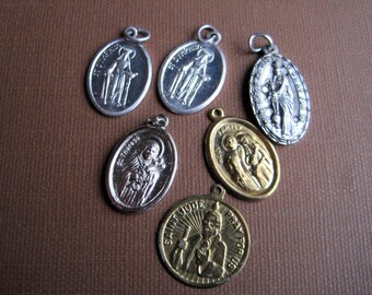 Vintage holy medals