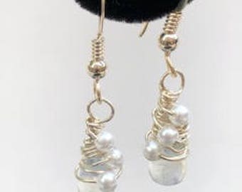 FULL MOONSTONE Earrings