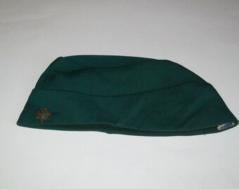 Nice Vintage Adult Girl Scout Garrison Hat with Official Girl Scout Sewn-On Pin