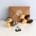 Duckling Crochet Kit / DIY Kit Craft Kit Amigurumi Kit Bird Chick Ornament Decoration / Gift for Crocheter / Duckling Crochet Pattern