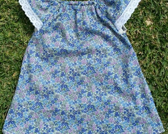 Little Blue Flower Dress