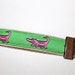 Alligator Key Chain Car Accessory Wrislet Pink and Green Alligator Key Fob Teacher Appreciation Florida Key Fob Beach Key Chain