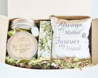 Gift for Mom, Mother's Day Gift Set - Botanically Infused Natural Body Care with Scented Sachet 6 pc. Deluxe Set