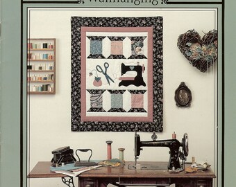 1991 Spools & Tools Wallhanging Quilt In A Day Publication By Wendy Gilbert