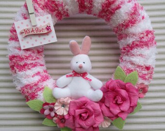Baby Girl Wreath, Its A Girl Wreath, Gender Reveal Wreath, Baby Shower Wreath, Hospital Door Wreath, Baby Girl Nursery Wreath