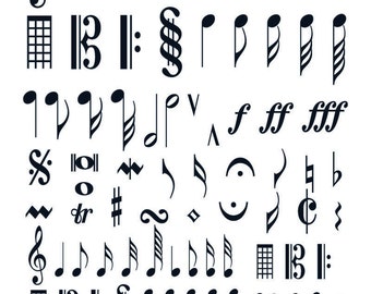 Noteables ~ 9818139 ~ Ceramic Decal - Glass Decal ~LEAD FREE & Food Safe ~ Enamel Decal ~ Waterslide Decal ~ Lead Free Food Safe
