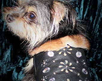 Leather Dog Vest