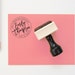 Round Return Address Stamp Personalized Circle Address Label Wedding Invitation Stamp Bridesmaid Gifts New Home Wooden Stamp Office Supplies