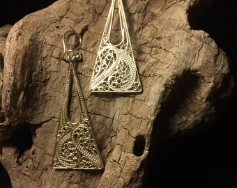 Silver Filigree Earrings