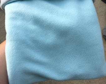 Solid color fleece outside fat hog snuggle sack sleep sack / small animal cuddle pouch