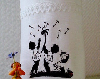 Mother's Day Light bag Vasenhusse embroidered Leinenja