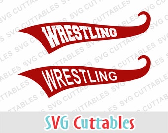 Wrestling svg, Wrestling text tails, SVG, EPS, DXF, Wrestling cut file, Silhouette, Cricut cut file, Digital download