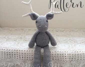 James the Stag Deer Patronus Crochet Amigurumi Pattern PDF E-Book