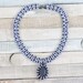 cresent cabochon necklace beading pattern