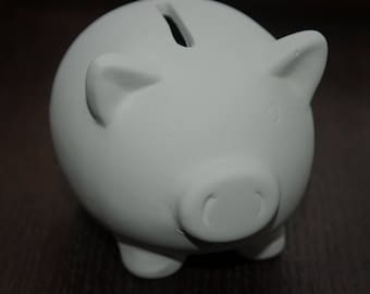 Terra cotta pig piggy bank