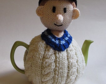Cricketer Tea Cosy Knitting Pattern from TeaCosyFolk