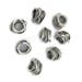 8 tibetan sylte wire wrap look antique silver large hole bead 15 mm 8 mm hole l