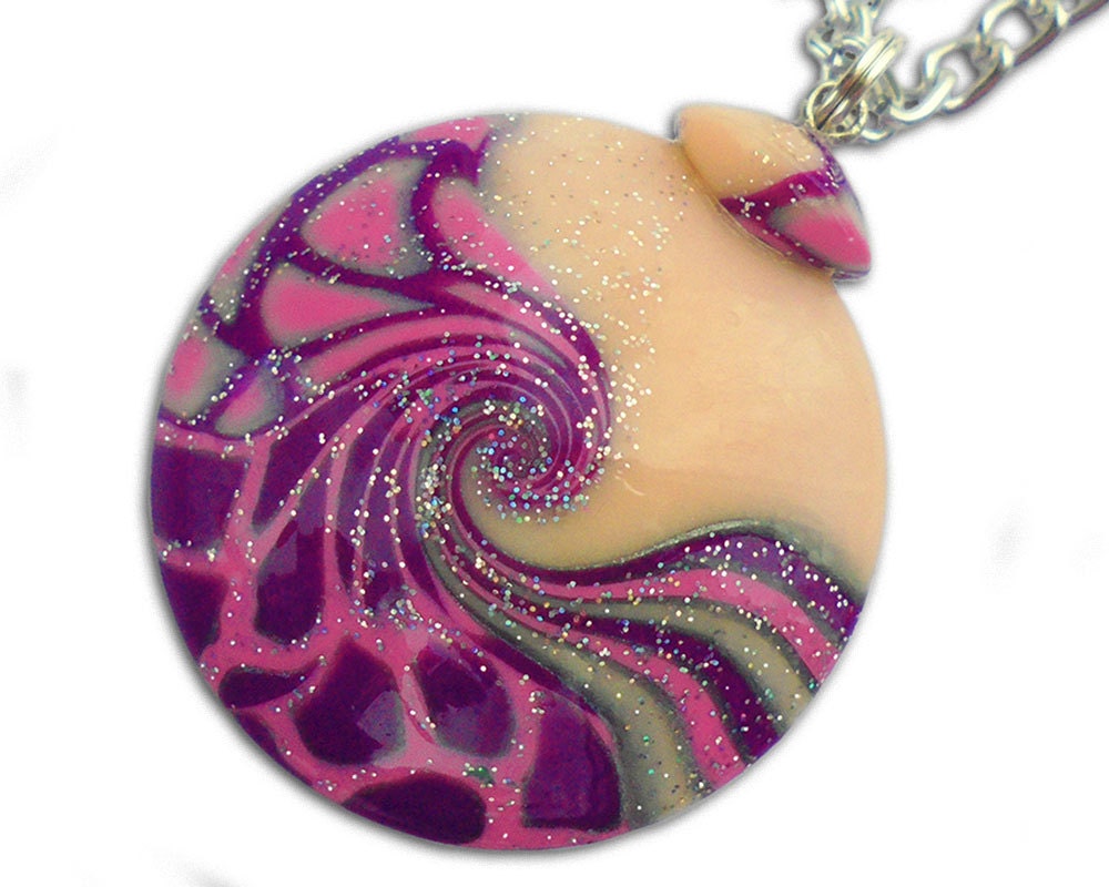 Handmade violet pendant Violet pendant Unique gift Unique