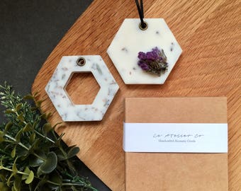 Air Fresheners Gift Set, Scented Sachets, Essential Oil Gifts, Natural Scented Wax Tablets, Flowers Decor, Aromatherapy Diffuser, Favors