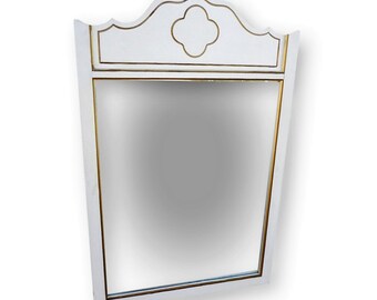 Vintage Dixie French Provincial Mirror Dixie Mirror French Country Mirror Cottage Chic Mirror Vintage Quatrefoil Mirror Dixie Dresser Mirror