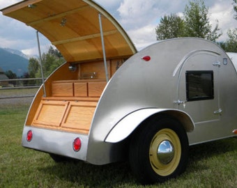 Build your own 8' Teardrop Camper Trailer (DIY Plans) Fun to build!