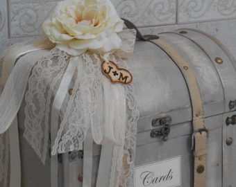 Wedding Card Box / Wedding Trunk Card Holder / Wedding Card Holder / Large Wedding Trunk / Wedding Decorations / Card Holder