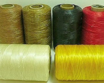 SINEW / Sinue leather thread beading crafts artificial sinew for beadwork fringe Hand Crafted Beading Loom