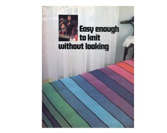 Rainbow Stripe Blanket Knitting Pattern