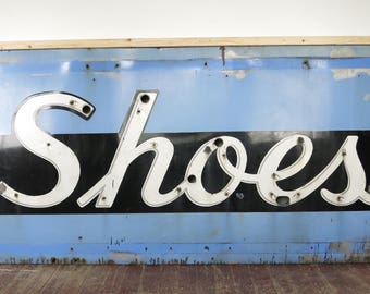 Vintage Brooklyn Shoes Sign 1950's
