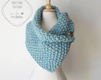 Gallery Cowl Knitting Pattern, Chunky Cowl Pattern