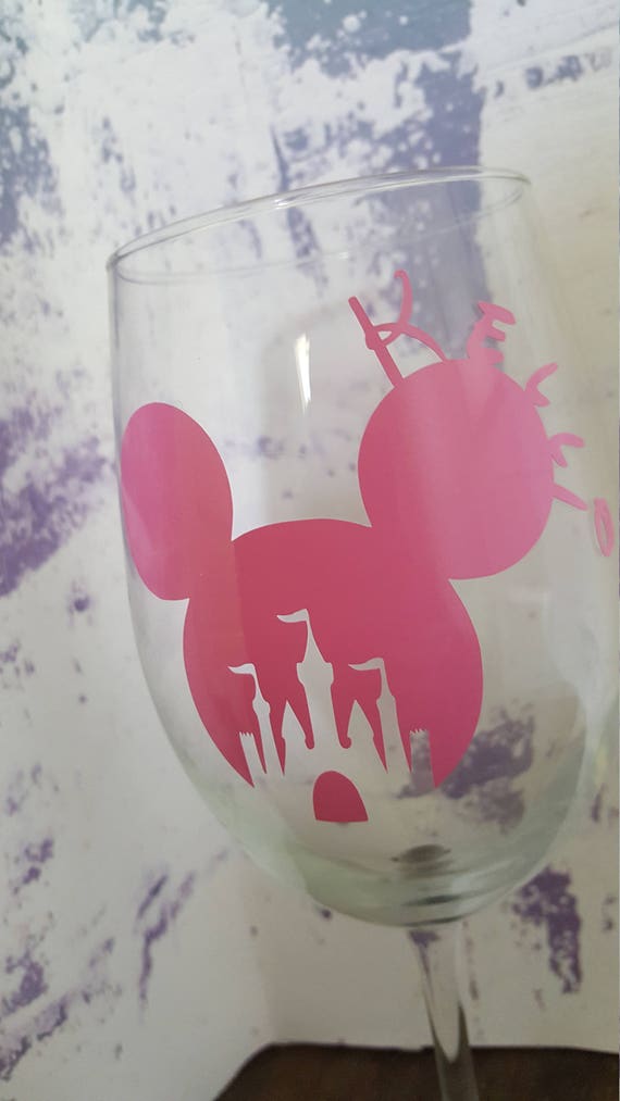 Customized Vinyl Sticker Disney Princess Castle Mickey Ears