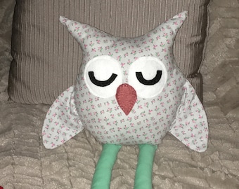 Handmade Stuffed Owl Plushy