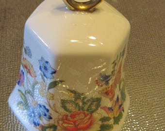 Aynsley Bone China Bell - Cottage Garden
