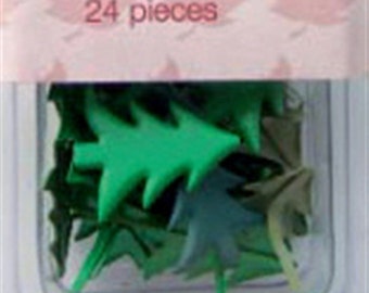 Brads - Fancy Tree (Christmas ) - 24 pieces