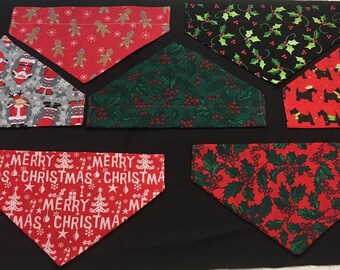 Dog christmas bandanas