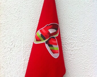 Beautiful Tea towel 100% cotton in the Basque country colors to brighten up your kitchen