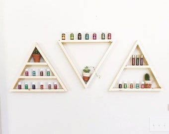 Single Triangle Shelf, 3 Shelf Options