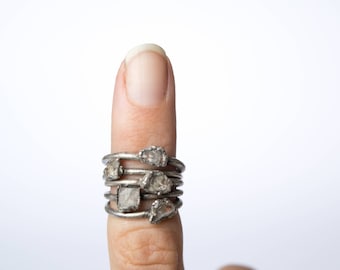 Raw Topaz ring | Topaz crystal ring | Utah Topaz Ring | Raw Topaz crystal ring | Topaz and Copper Ring