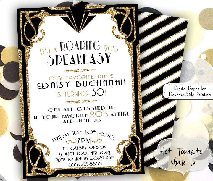 1920S Themed Party Invitations 7