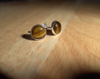 Stud Earings Tigereye Stud Earings Stone Earings