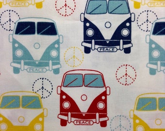 One Half Yard of Fabric Material - VW Peace