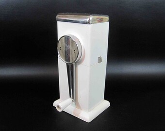 Vintage Mid Century Ice -O- Mat Ice Crusher with Wall Mount. Circa 1950's.