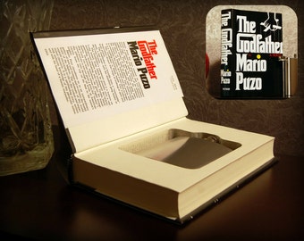 Hollow Book Safe & Flask - The Godfather - Secret Book Safe