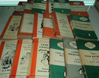 Set of 50 Vintage Penguin Paperbacks