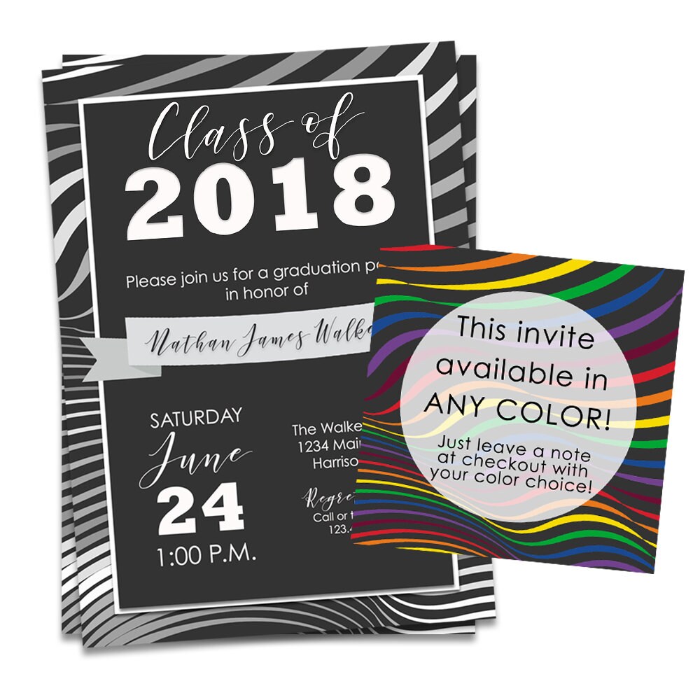 custom graduation party invitation graduation invitation