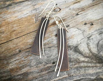 Sterling Silver Handmade Earrings By Joy Kruse Wild Prairie Silver 'Prairie Grass'