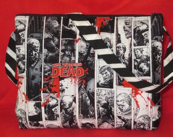 Walking Dead purse, zombie bag, gift for Mom, gift for zombie lover, undead bag