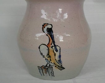 Pelican Perch Glass Ornament & Suncatcher Christmas Ornaments