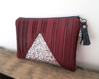 Small Burgundy //NINON// pouch