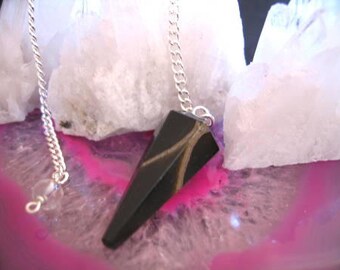 PENDULUM in TIGER IRON Dowsing Tool